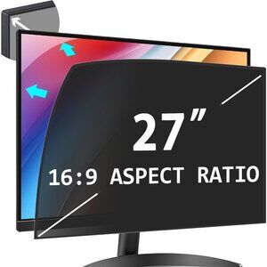 27" Computer Privacy Screen for 16:9 Widescreen Monitor anti glare & blue light